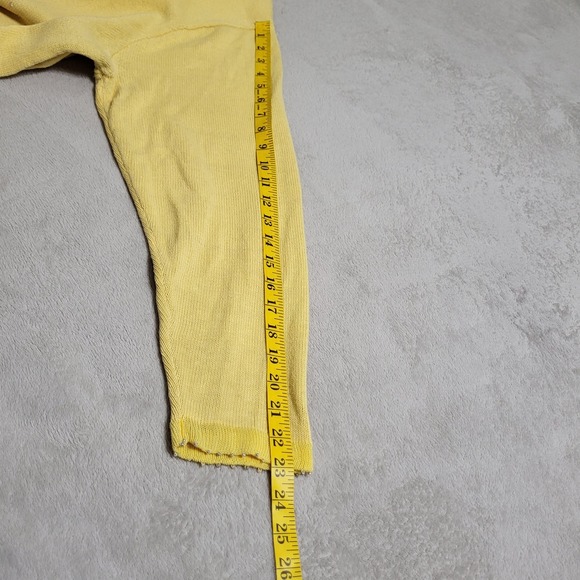 Quacker Factory Sweater Womens 2X Yellow V Neck Embellished Butterfly Sequin - Picture 7 of 9